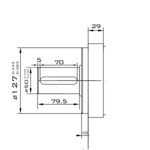 Купити Героторный гидромотор Mozioni BM5U-500PA7Y, фото 6