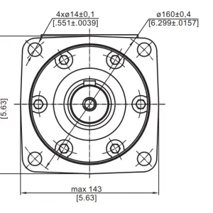 Купити Гидромотор M+S Hydraulic KRMT400PCS, фото 5