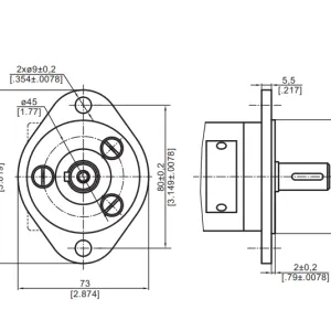 Купити Гидромотор M+S Hydraulic MMFS20C, фото 6
