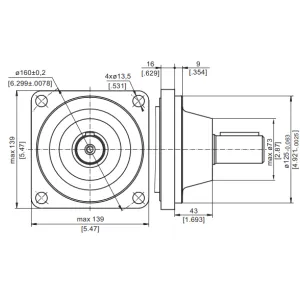Купити Героторный гидромотор M+S Hydraulic MSW250K/4, фото 6