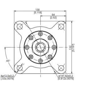 Купити Героторный гидромотор M+S Hydraulic RW400CBMPC/3, фото 7