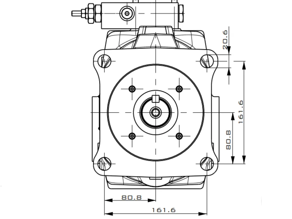 Купити Гідронасос поршневий Mozioni PV140R1K1T1NMMW, фото 4