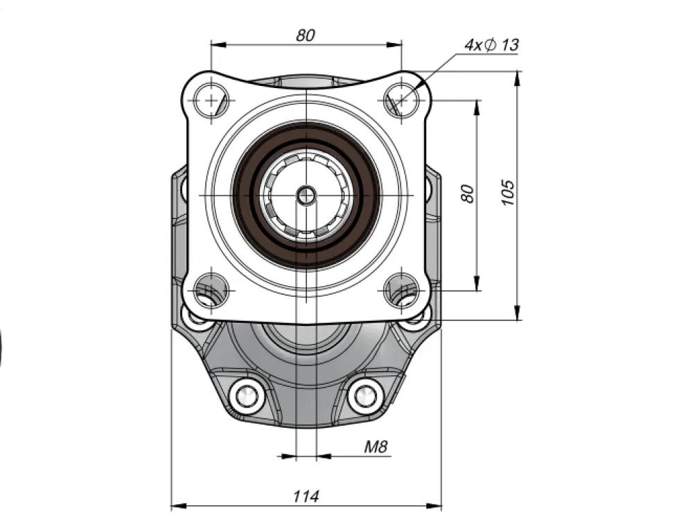 Купити Гідронасос Kazel ISO EHASS TDM 27 BD, фото 4