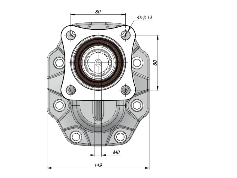 Купити Гідронасос Kazel ISO GANI TDM 109, фото 4