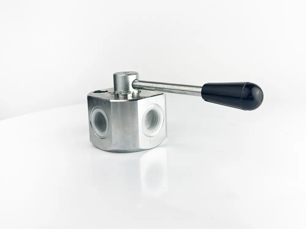 Купити Кран дівертор 3-х ходовий DF 3 VIE 3/4'' CC AP ACCIAIO Oleodinamica Marchesini, фото 4