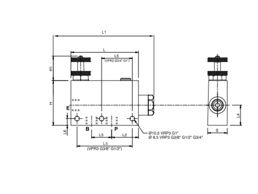 VPR3 1/2" 