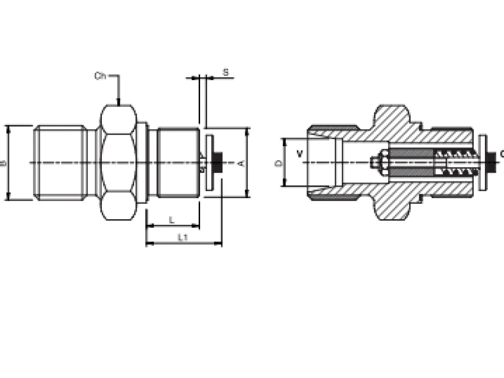  VUBA DIN 1/2" T15L