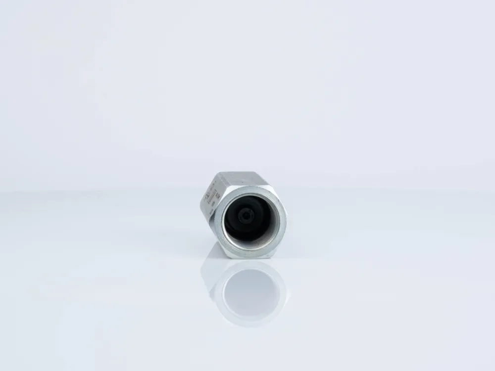Купити Клапан обрыва (аварийный) VUBA 3/8"+MAN.FF трубного монтажа с корпусом 3/8" Oleodinamica Marchesini, фото 3
