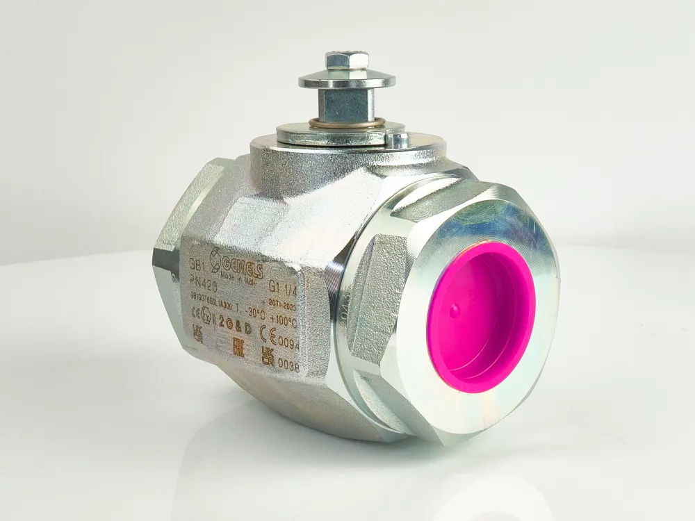 Купити Кран шаровый 2-х ходовый GB1 G1 1/4 DN32 LL11AB PN420 Gemels, фото 3