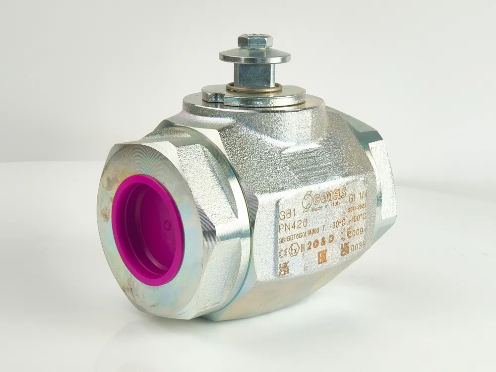 Купити Кран шаровый 2-х ходовый GB1 G1 1/4 DN32 LL11AB PN420 Gemels, фото 2
