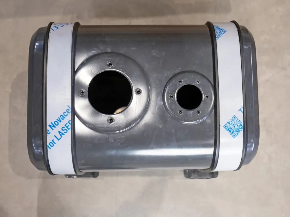 TOP FLANGE STEEL 330X410X500MM 60LT (WITHOUT FLANGE AND FILTER)