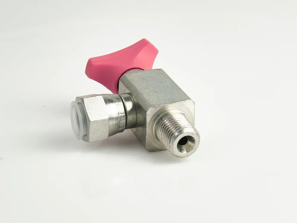 ZINC PLATED ANTI-SHOCK VALVE 90&deg;ENTRY