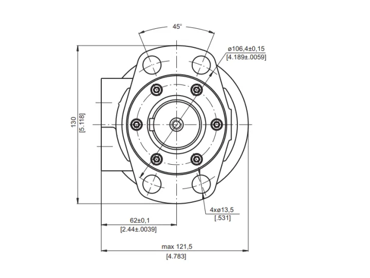 Купити Героторный гидромотор M+S Hydraulic МH400C/3, фото 5