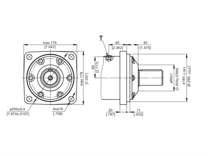 Купити Героторный гидромотор M+S Hydraulic МV 400C/4, фото 6