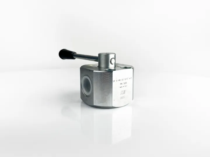 Купити Кран дівертор 3-х ходовий DF 3 VIE 3/4'' CC AP ACCIAIO Oleodinamica Marchesini, фото 1
