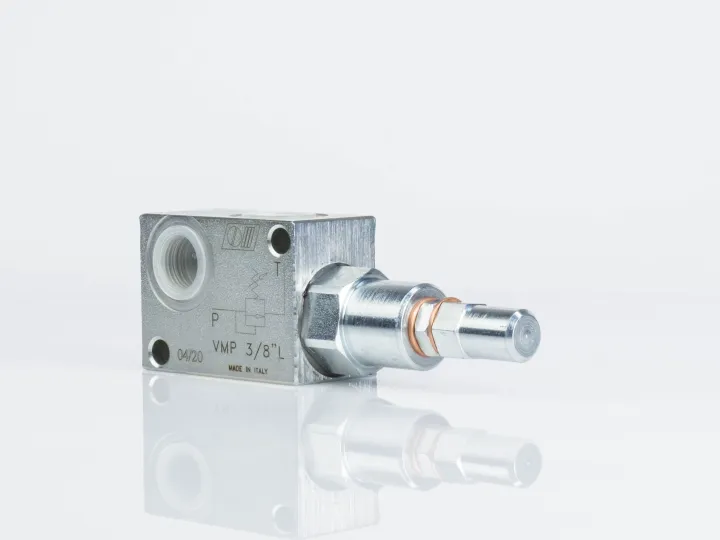Купити Клапан предохранительный VMP 3/8"L 80-300 BAR Oleodinamica Marchesini, фото 1