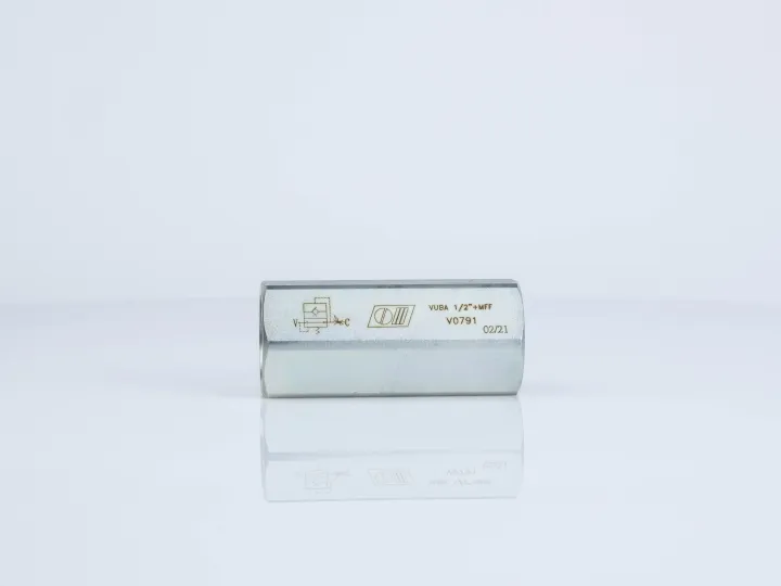 Купити Клапан обриву (аварійний) VUBA 1/2" + MAN.FF трубного монтажу з корпусом 1/2" Oleodinamica Marchesini, фото 1