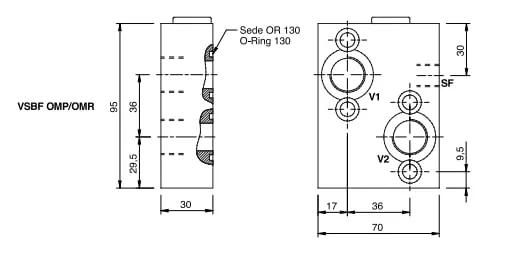 VSBF 1/2" OMP/OMR