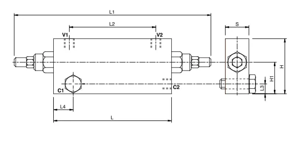 VBCD 3/8" DE/A FLV