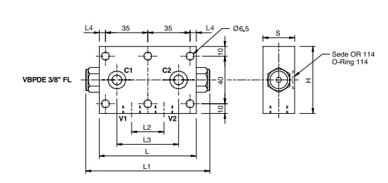 VBPDE 3/8" FL