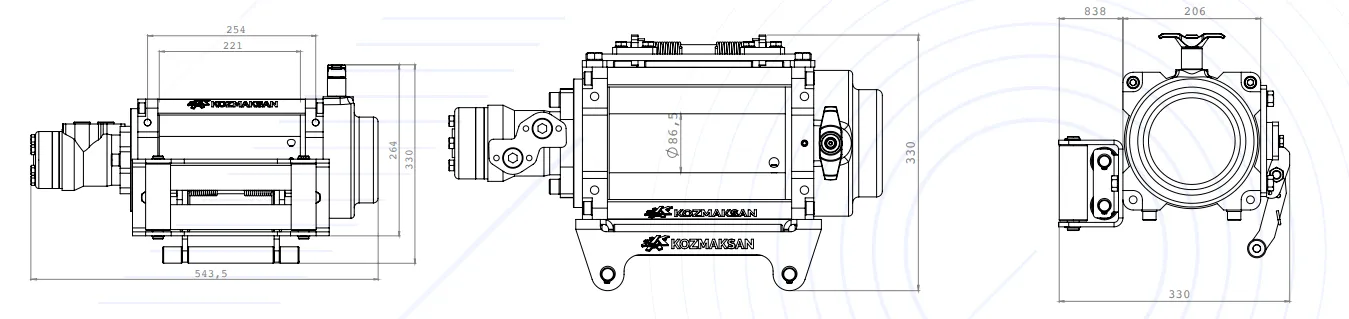 Гідравлічна лебідка KHW-15K