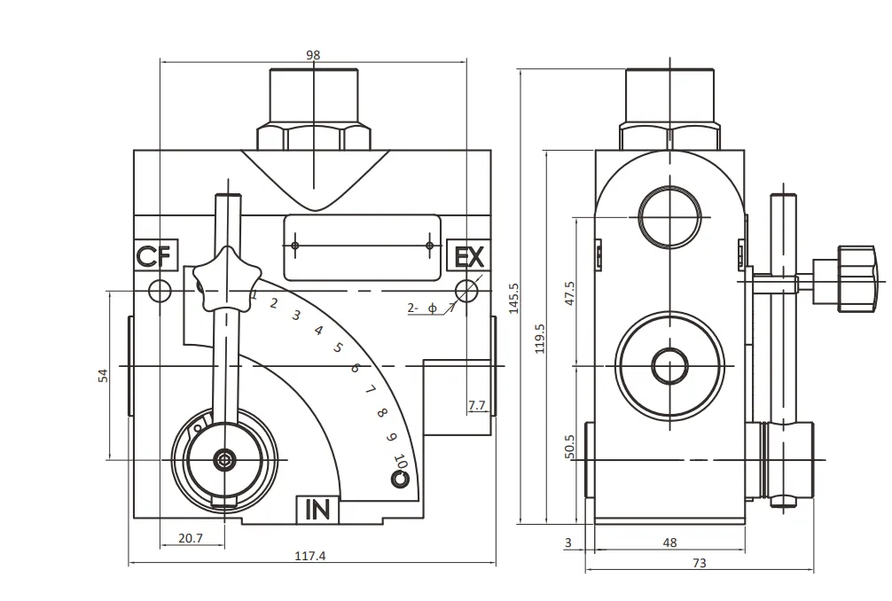 Регулятор потока FCR51G3/8