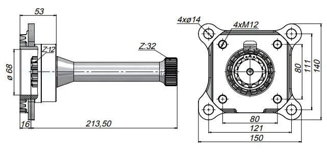ZF PTO KZL CS 04 ZF PTO KZL CS 04
