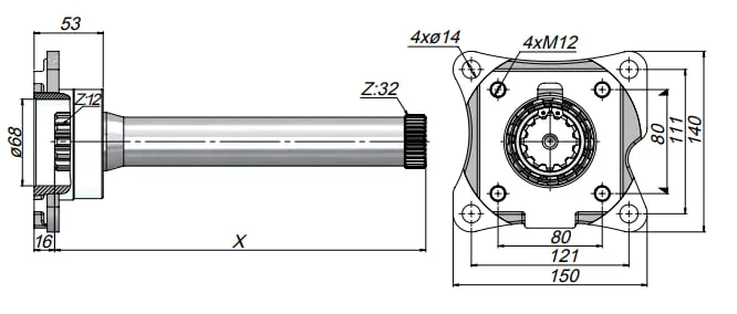 ZF PTO KZL CS 05 ZF PTO KZL CS 05